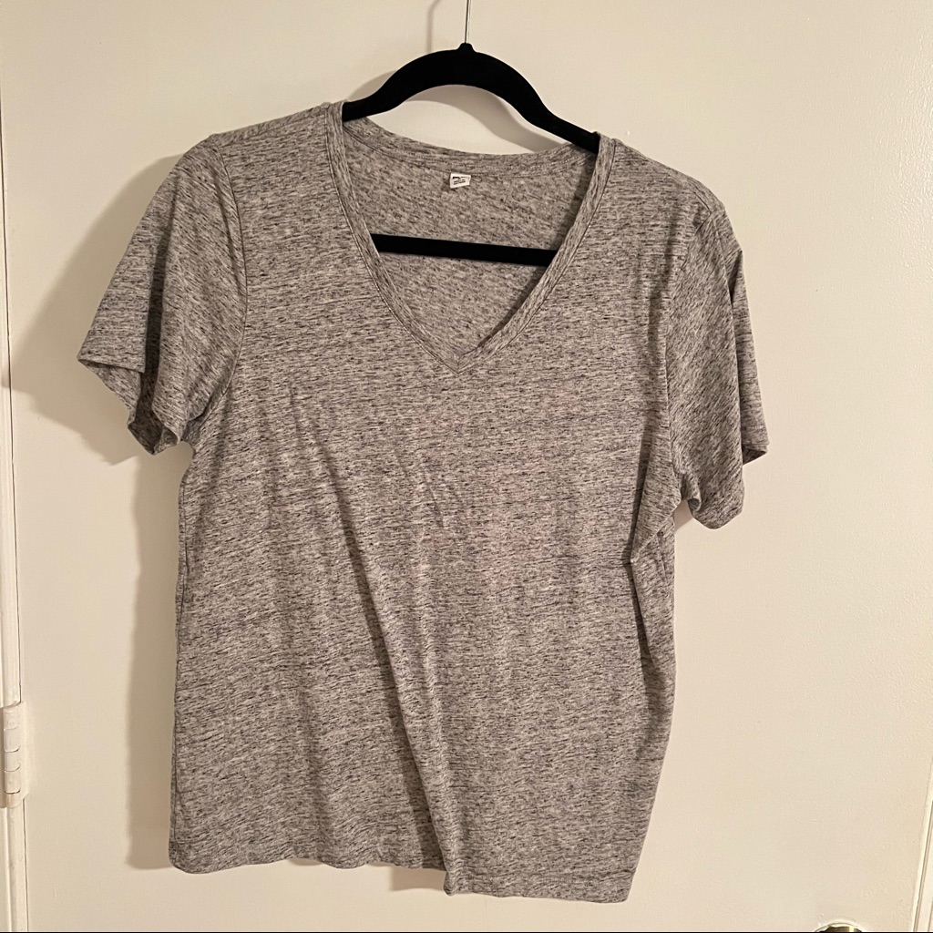 Uniqlo Gray Basic Tee In Medium